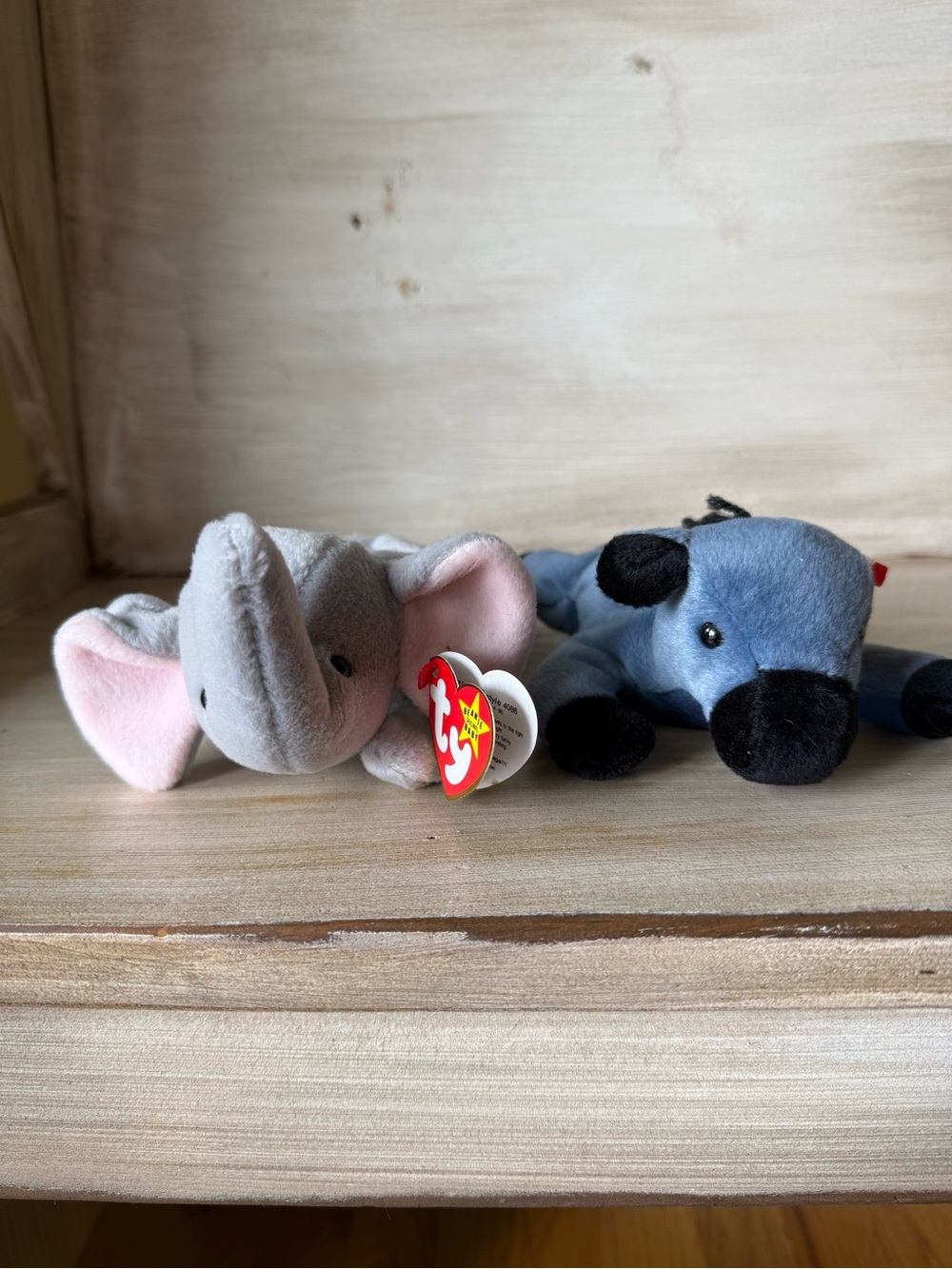 NWT Vintage 1996 Ty Beanie Babies Lefty Righty
